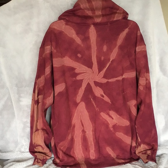 Tie-dyed hand done one of a kind hoodie. - Picture 2 of 3
